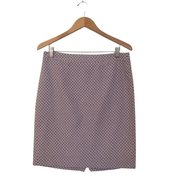 J. Crew | The Pencil Skirt in Royal Blue Polka Dot - Picture 3 of 14